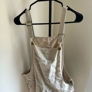 Vintage Janina linen overalls
